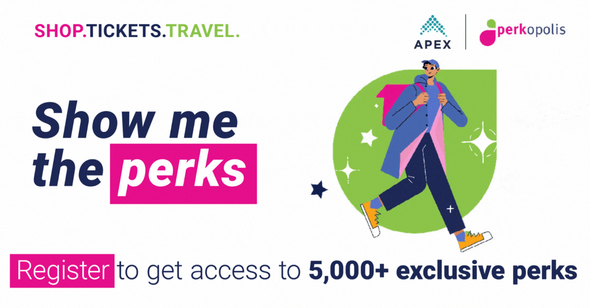 Montrez-moi les perks!
Magasinage. Billets. Voyage. 
Enregistrez-vous pour avoir accès à 5000+ avantages exclusifs