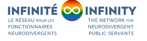 InfinityLogo_ArcEnCiel_Bleu_FR Logo Infinité